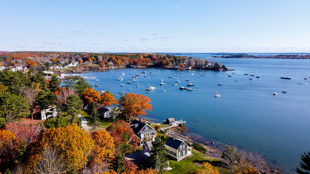 Aerial View of Kennebunk Maine